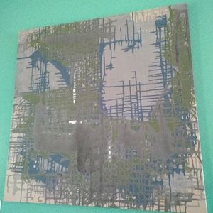 1/1 Acrylic Painting titled Gaia's Grid